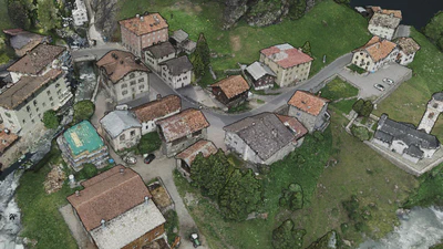 Large-scale 3D modeling of a village Mulegns featured image